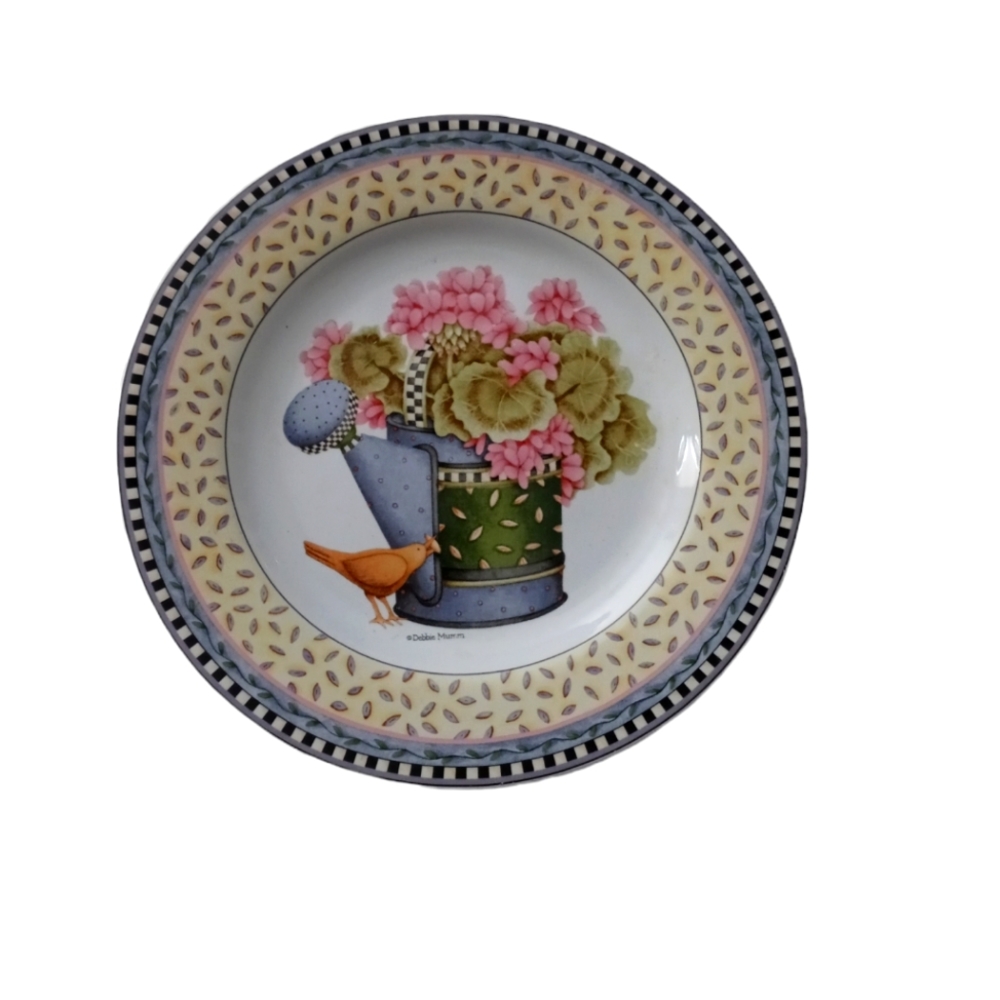 Sakura Spring Bouquet by Debbie Mumm 8" Salad Plate - 1 Designs Available